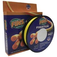 FINS FIGHTER PRT X4 BRAID LINE 300yds YELLOW