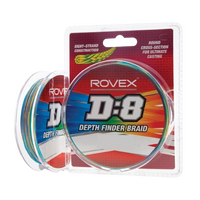 ROVEX D8 DEPTH FINDER BRAID LINE MULTI 250yds - 100lb