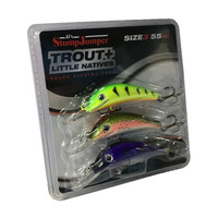 STUMPJUMPER TROUT + LITTLE NATIVES 3 LURE VALUE PACK Size 3 - 55mm