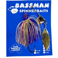 BASSMAN CARLS COMPACT SPINNERBAIT LURE 1/4oz