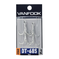 VANFOOK DT-68S 3X TREBLE HOOK