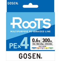 GOSEN ROOTS 4 PLY BRAID LINE 300m MULTI COLOUR
