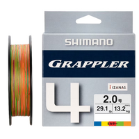 SHIMANO GRAPPLER 4 BRAID LINE 200m MULTI COLOUR
