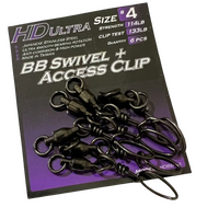 OCEANS LEGACY HD ULTRA BALL BEARING SWIVEL + ACCESS CLIP