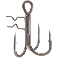 MIKADO JAWS VERTICAL TREBLE HOOKS BLACK