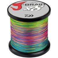 DAIWA J BRAID X8 BRAID LINE 1500m MULTI COLOUR