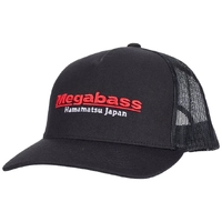 MEGABASS CLASSIC TRUCKER CAP BLACK/ RED