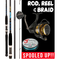 PENN BOTTOM BATTLER SPIN ROD REEL COMBO