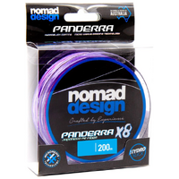 NOMAD PANDERRA X8 BRAID LINE 200m MULTI COLOUR