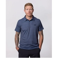 NOMAD POLO SHIRT BIG GAME CHARCOAL