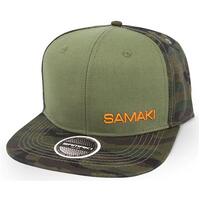 SAMAKI UNDER THE RADAR TRUCKER CAP - OLIVE/ CAMO