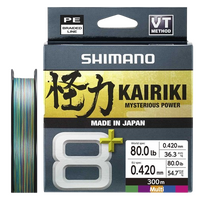 SHIMANO KAIRIKI 8+ BRAID LINE 300m MULTI