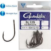 GAMAKATSU SL12S SHORT BIG GAME HOOK PACK
