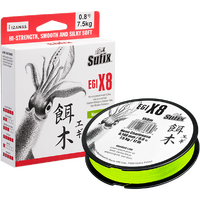 SUFIX EGI X8 BRAID LINE 150m NEON CHARTREUSE