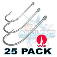 VMC 9255PS PERMASTEEL OSHAUGHNESSY HOOKS 25 PACK
