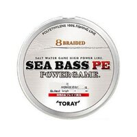 TORAY SEA BASS PE POWER GAME BRAID LINE 150m WHITE