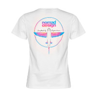 NOMAD WOMENS T-SHIRT - FLYER WHITE