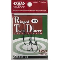 VANFOOK RT-31B RINGED TWIN DANCER ASSIST HOOKS