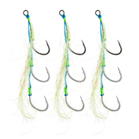 VEXED FLASHY TRIPLE BAIT ASSIST HOOKS 4/0