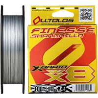 YGK X-BRAID OLLTOLOS FINESSE SHANGRILLA X8 BRAID LINE 100m MULTI COLOUR
